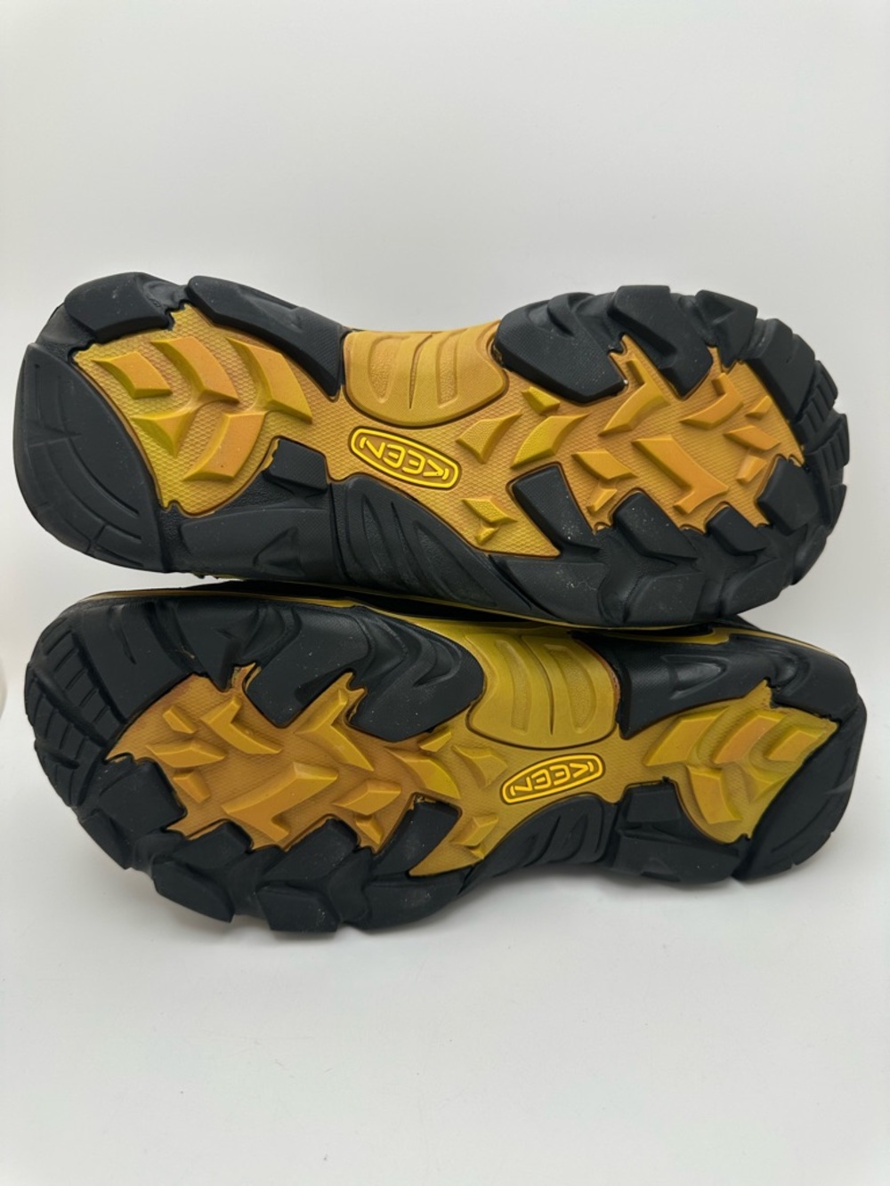 KEEN Men's Brown Orange Waterproof Hiking Shoes American Built Work Sz 10.5 - Picture 8 of 14